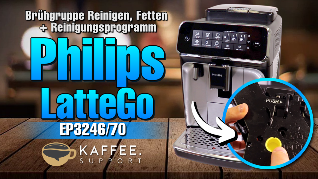 Philips LatteGo 3200 series (Typ EP3246) AquaClean Filter aktivieren & Wasserhärte einstellen